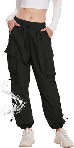 السراويل البضائع النسائية Y2k الشارع الشهير الرباط السراويل الفضفاضة Sweatpants عالية الخصر فضفاضة السراويل الساق المستقيمة in Kuwait