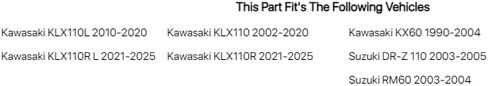 ذراع فرامل TUSK مصقول لـ Kawasaki KLX110R 2021-2025 in Saudi Arabia