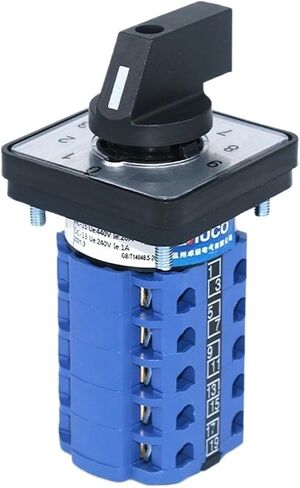 SZW26/LW26-20 20A 660V 10-Position 5-Phase 20-Screw Control Rotary Universal Conversion Cam Switch (0-9.5 64X64mm) in Saudi Arabia