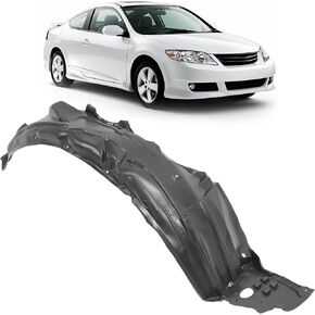 Front Fender Liner Inner Panel Compatible with 2006-2011 Honda Civic Replacement for HO1249134 74101SNAA00 Wheel Liner Splash Shields Guard w/o Insulation Foam Passenger Side in Saudi Arabia