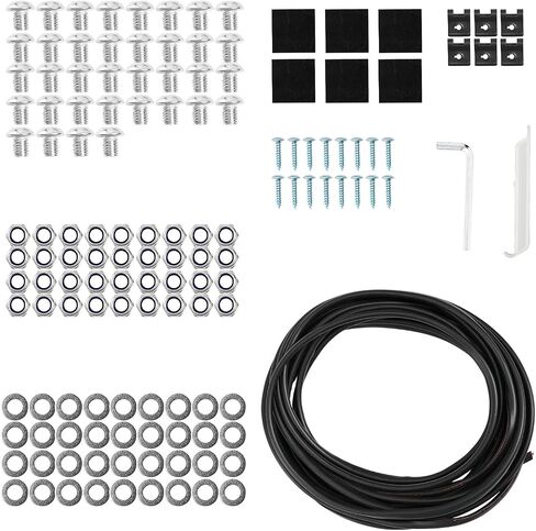 4Pcs Fender Flares Kit Compatible for 2007-2013 Toyota Tundra,Pocket-Riveted Style Paintable Wheel Fender Flares Cover Kit, Front and Rear, Matte Black in Saudi Arabia