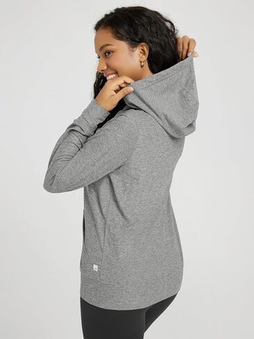 ODODOS Women's Full-Zip Hoodie – Stratum Tech Ultra Soft Outfit UPF 50+ Performance Hooded Jacket with Pockets in Saudi Arabia