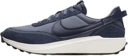 Nike Waffle Debut SE Men's Shoes (FJ4196-001, Light Carbon/Thunder Blue/Summit White) in Saudi Arabia