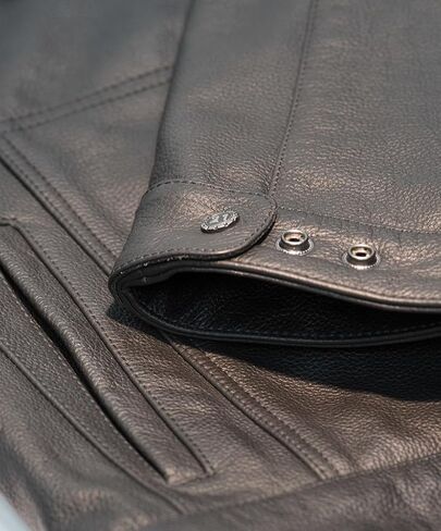 سترة Highway 21 Magnum، سترة من الجلد الطبيعي للرجال والنساء، ملابس خارجية لركوب الخيل الوعرة in Kuwait