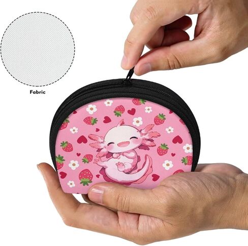 Small Shell Coin Purse for Men Women, Boho Floral Blossom Highland Cow Zipper Toiletry Bag Organizer Handbags in Saudi Arabia