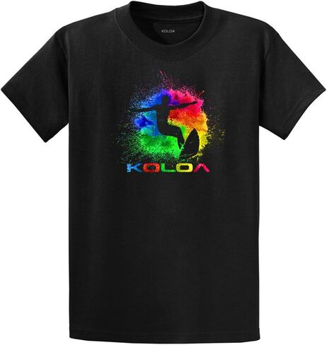 تي شيرت Koloa Surf Youth Rainbow Splash Surfer ثقيل الوزن in Kuwait