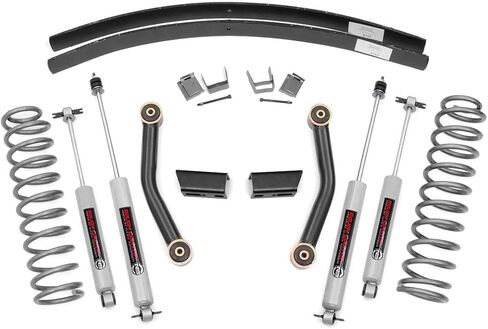 Rough Country 3" Lift Kit for 1984-2001 Jeep Cherokee XJ 2WD/4WD - 63041 in Saudi Arabia