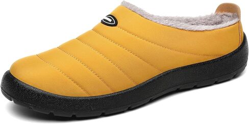 Mishansha Mens Womens Slippers Winter Warm Plush Lining Cozy House Shoes Water-Resistant Indoor Outdoor Home Slipper Non-Slip Rubber Sole in Saudi Arabia