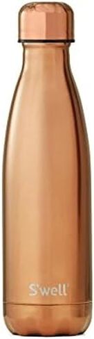 S'well Vacuum Insulated Stainless Steel Water Bottle, 17 oz, Black Boa in Saudi Arabia
