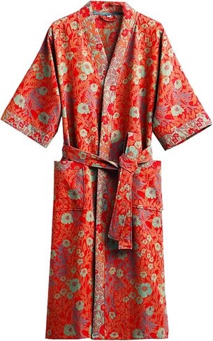 PRINCESS BRIDE 3/4 Sleeve Close Skin Cotton Gauze Summer Breathable Soft Pajamas Spa Bath Quick Dry Robe for Couples in Saudi Arabia