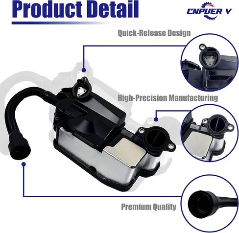 【الترقية】CNPUER V】مجموعة فاصل زيت المحرك FC3Z6A785F تناسب Ford F250 F350 F450 F550 Super Duty 2017-2019 6.7L V8، استبدال فاصل الزيت FC3Z-6A785-F in Saudi Arabia