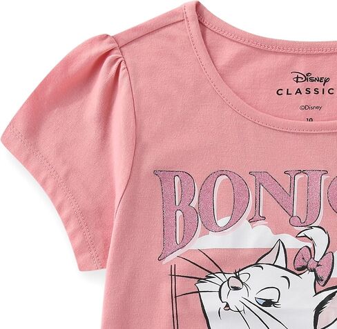 Disney The Aristocats Marie The Cat Girls Short Sleeve T-Shirt for Big Kids in Saudi Arabia
