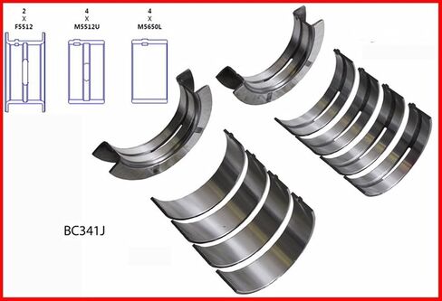 ReRing Kit w/Full Gasket Set Rings Bearings FITS: 1988-1992 Ford BBF 460 7.5L OHV V8 in Saudi Arabia