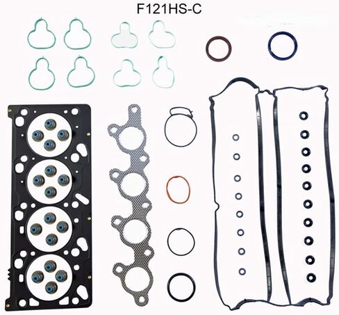 مجموعة إعادة الحلقة مع مجموعة حشية كاملة محامل الحلقات تناسب: 2000-2004 Ford Focus 2.0L DOHC L4 16v ZETEC in Saudi Arabia