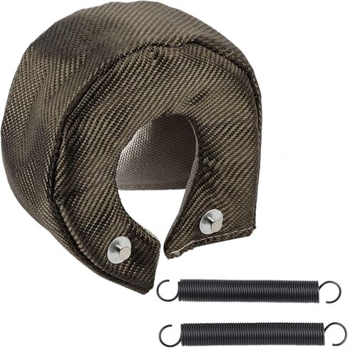 شاحن توربيني HeatShield، غطاء بطانية HeatShield من التيتانيوم المفرد، أجزاء محركات بديلة للسيارات، غطاء شاحن توربو لـ T3 GT35 GT37 GT40 GT42 in Saudi Arabia