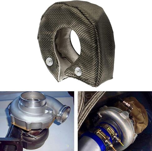 شاحن توربيني HeatShield، غطاء بطانية HeatShield من التيتانيوم المفرد، أجزاء محركات بديلة للسيارات، غطاء شاحن توربو لـ T3 GT35 GT37 GT40 GT42 in Saudi Arabia