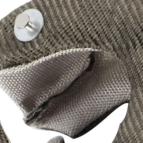 شاحن توربيني HeatShield، غطاء بطانية HeatShield من التيتانيوم المفرد، أجزاء محركات بديلة للسيارات، غطاء شاحن توربو لـ T3 GT35 GT37 GT40 GT42 in Saudi Arabia