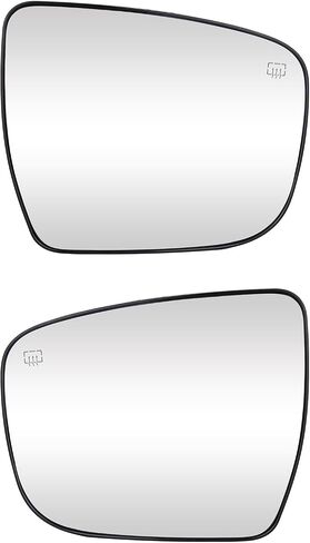 Passenger Right Side Heated Mirror Glass for Nissan Rogue 2014 2015 2016 2017 2018 2019, Murano 2014-2023, Pathfinder 2017-2019, Replace ‎for 963654BA1A in Kuwait