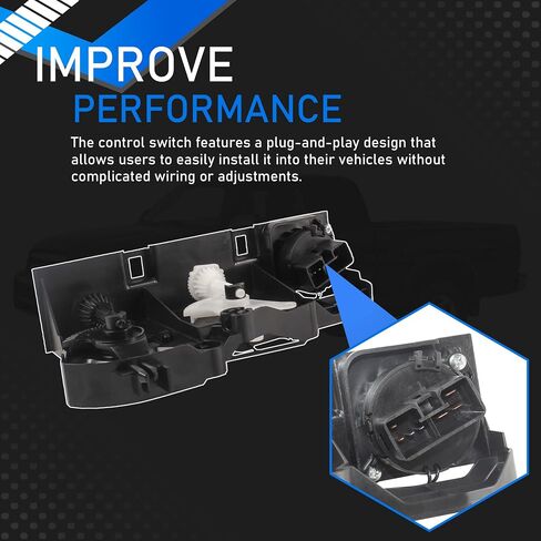A/C Climate Control Module Air Conditioning Heater Temperature Switch Assembly Compatible with 2000-2006 Toyota Tundra Base Replaces 559100C010 55910-0C010 55905-0C010 559050C010 010902A in Saudi Arabia