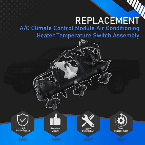 A/C Climate Control Module Air Conditioning Heater Temperature Switch Assembly Compatible with 2000-2006 Toyota Tundra Base Replaces 559100C010 55910-0C010 55905-0C010 559050C010 010902A in Saudi Arabia