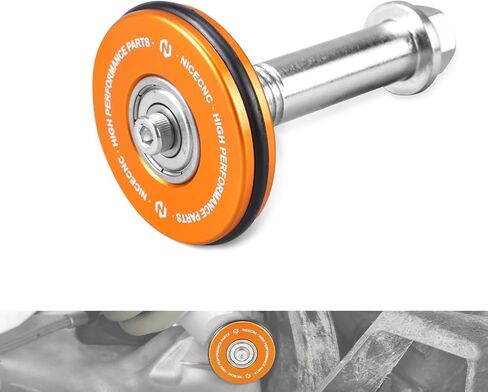 NICECNC Orange Rear Shock Mount PDS Swingarm Saver Protector Compatible with KTM 150/250/300 XCW/EXC/6 Days/TPI 2017-2022 250/350/450/500 EXC-F/XCF-W/6 Days 2017 2018 2019 2020 2021 2022 See Fitment in Saudi Arabia