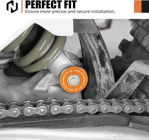 NICECNC Orange Rear Shock Mount PDS Swingarm Saver Protector Compatible with KTM 150/250/300 XCW/EXC/6 Days/TPI 2017-2022 250/350/450/500 EXC-F/XCF-W/6 Days 2017 2018 2019 2020 2021 2022 See Fitment in Saudi Arabia
