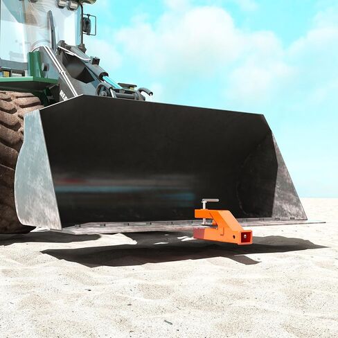 Clamp On Trailer Hitch, 2" Ball Tractor Mount Receiver, Tractor Bucket Trailer Hitch Compatible with Deere Bobcat Tractor Bucket in Saudi Arabia