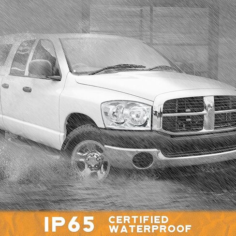 Headlight Assembly for 2006 2007 2008 Dodge Ram 1500/2500/3500; 2009 Ram 2500/3500 Old Body Style Only Headlamp Replacement Chrome Housing in Saudi Arabia