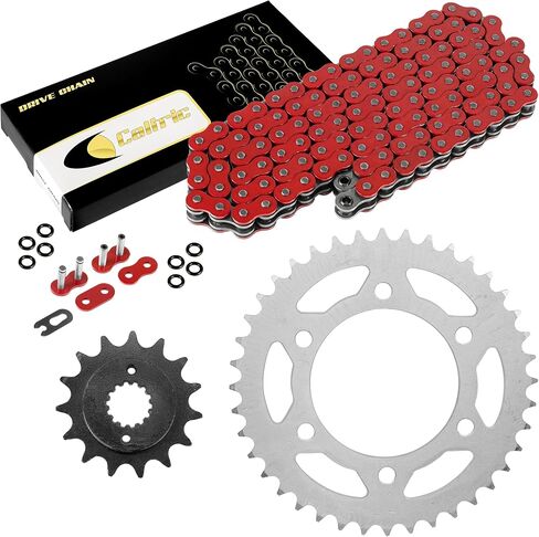 Caltric Red O-Ring Drive Chain & Sprocket Kit Compatible with Ducati 900 Ss 1998-2002 in Saudi Arabia