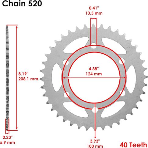 Caltric Red O-Ring Drive Chain & Sprocket Kit Compatible with Ducati 900 Ss 1998-2002 in Saudi Arabia