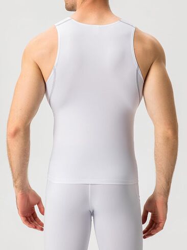 Men's Compression Tank Top Athletic Workout Running Sports Sleeveless T-Shirt in Saudi Arabia