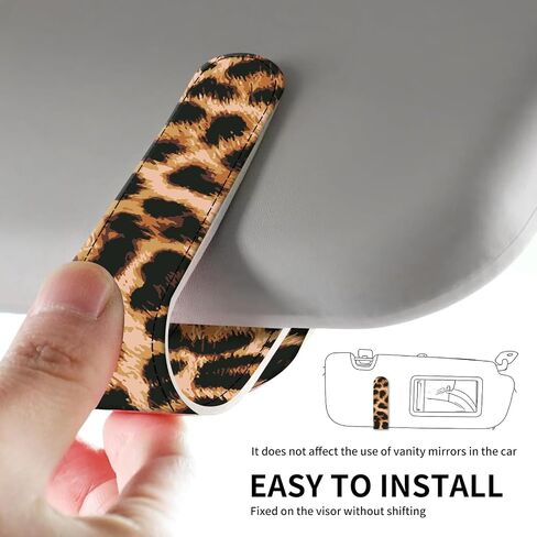 Leather Magnetic Sunglass Holder for Car Sun Visor, Cute Eyeglass Ticket Card Hanger Clip, Universal Auto Interior Accessories for SUV Pickup Truck Purple Bat Moon in Kuwait