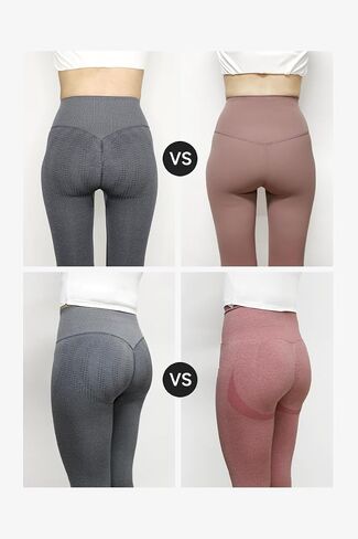 Women's Workout Leggings High Waisted Tummy Control Scrunch Butt Lifting No Front Seam Gym Leggings in Saudi Arabia