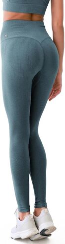 Women's Workout Leggings High Waisted Tummy Control Scrunch Butt Lifting No Front Seam Gym Leggings in Saudi Arabia
