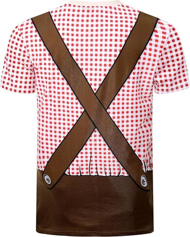 Funny World Men's Bavarian Oktoberfest Costume T-Shirts in Kuwait