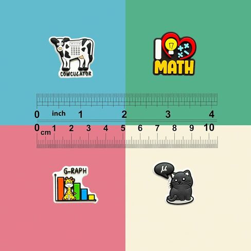 Autism Cat Dog Koala Kangaroo Fire Fighting Flowers Vintage Aesthetic Math Shoe Charms Fit for Croc Clog Sandals Decoration in Kuwait