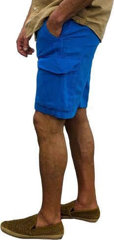 short fin Men's Linen Cargo Shorts in Saudi Arabia
