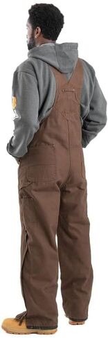Berne Men's Heartland Insulated Washed Traditional Duck Bib Overall in Saudi Arabia