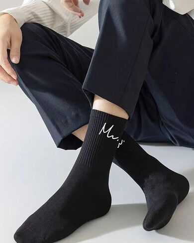 HubbyWifeyGifts Wedding Gifts for Couples, Wedding Crew Socks Bride and Groom Socks, Engagement and Honeymoon Essentials in Saudi Arabia