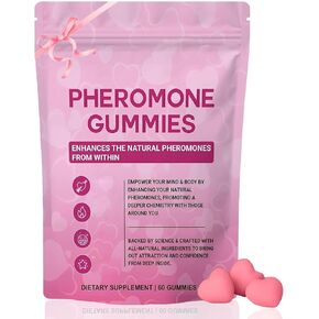 Pheromone Gummies for Women – Enhance Natural Scent & Confidence Support, Strawberry Flavor, 60 Gummies in Saudi Arabia