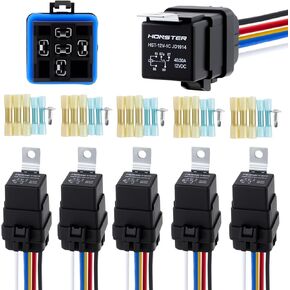 HONSTER Automotive Relay 5-pin 40/30AMP SPDT 12V Waterproof Relay in Saudi Arabia