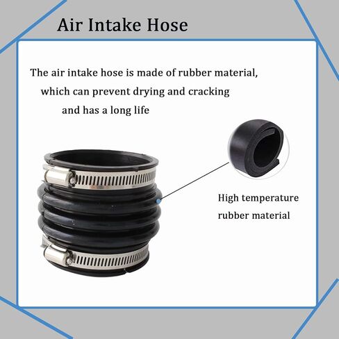 17881-AA010 696-724 Air Intake Hose with Clamps Fit 2002-2003 for Lexus ES300 2002-2006 for Toyota Camry 2004-2006 for Lexus ES330 RX330 Toyota Camry 2004-2008 for Toyota Solara 3.0L 3.3L V6 in Saudi Arabia