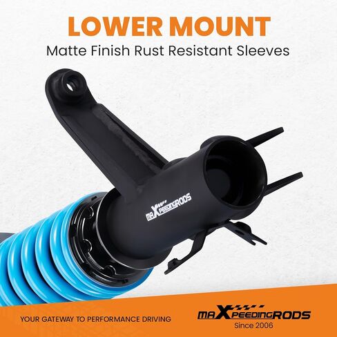 maxpeedingrods Coilover لـ Honda Element 2003-2011، مجموعة تعليق ملفوفة قابلة للتعديل بـ 24 مستوى، مجموعة خفض مطورة T6 قابلة للتعديل باللون الأزرق in Saudi Arabia