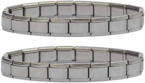 Two (2) of Charcoal Italian Charm Starter Bracelet in Saudi Arabia