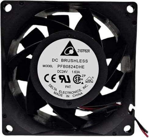 PFB0824DHE 24V 1.63a 9000 دورة في الدقيقة 132cfm 8038 80 * 80 * 38 مم 8 سم مروحة تبريد محورية in Kuwait