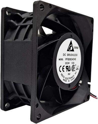 PFB0824DHE 24V 1.63a 9000 دورة في الدقيقة 132cfm 8038 80 * 80 * 38 مم 8 سم مروحة تبريد محورية in Kuwait