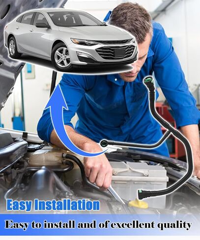 أنبوب تهوية علبة المرافق الإيجابي (PCV) متوافق مع شيفروليه كروز 2018-2019 وشفروليه ماليبو 2023-2025، استبدل 12673862 12643297 12680635 in Saudi Arabia