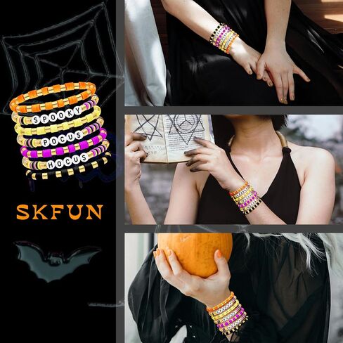 Christmas Bracelet for Women Elastic Stackable Letter Christmas Bracelets Bulk Clay Bead Bracelet Xmas Heishi Surfer Bracelets Set Y2K Party Jewelry Holiday Gifts in Saudi Arabia