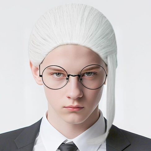 Purple Cosplay Wigs for Women Men Short Purple Wigs for Halloween Costume Party Straight Synthetic Cartoon Wig Outfit Anime Cosplay Wig for Christmas Party + Wig Cap in Kuwait