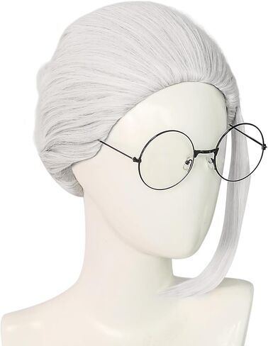 Purple Cosplay Wigs for Women Men Short Purple Wigs for Halloween Costume Party Straight Synthetic Cartoon Wig Outfit Anime Cosplay Wig for Christmas Party + Wig Cap in Kuwait